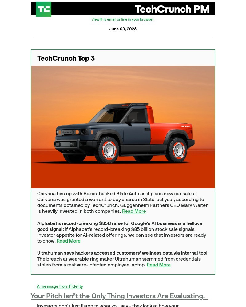 Screenshot of email with subject /media/emails/carvana-ties-up-with-bezos-backed-slate-auto-as-it-plans-new-car-sales-a3b0c3-cro_4wG7RJu.jpg