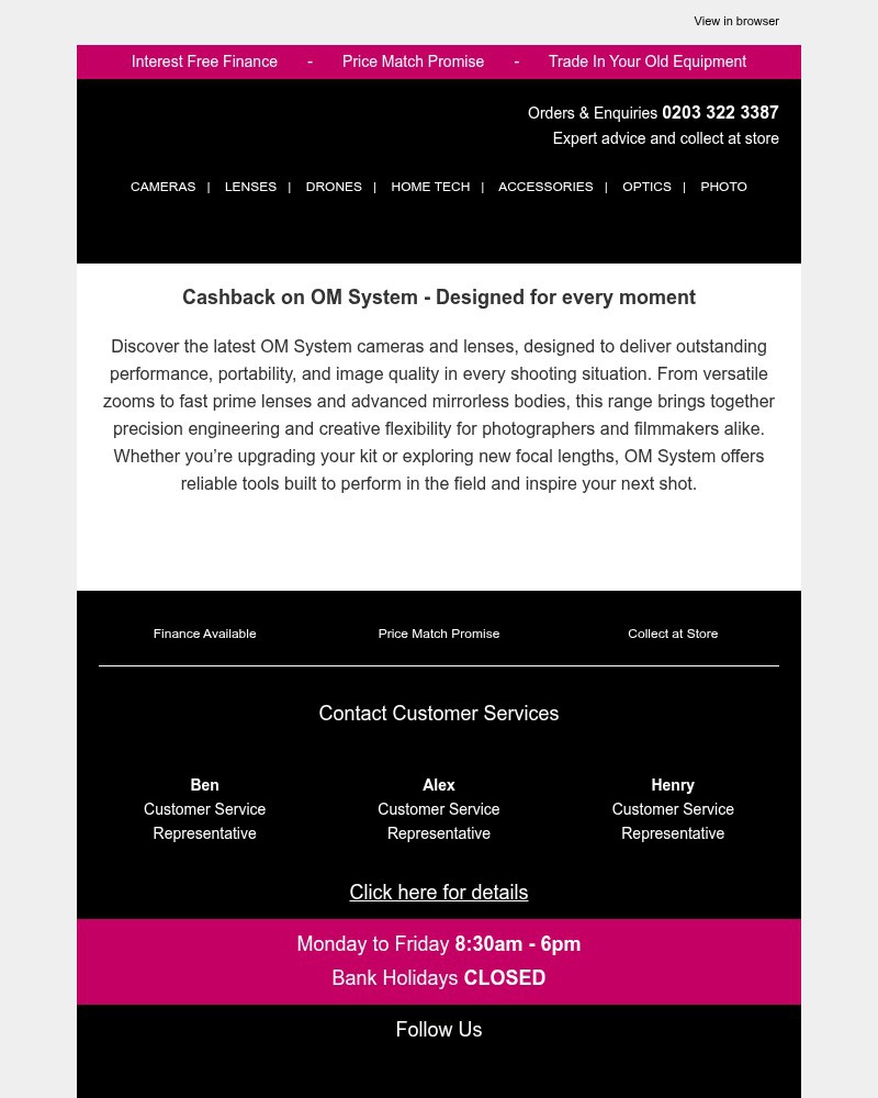 Screenshot of email with subject /media/emails/cashback-alert-dive-into-om-system-savings-today-2a3639-cropped-a7530d2a.jpg