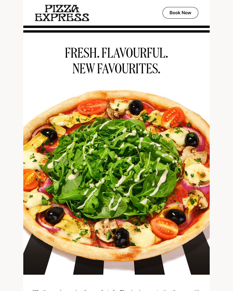 Screenshot of email sent to a Pizza Express Registered user