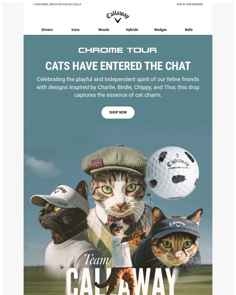 Screenshot of email with subject /media/emails/cats-are-on-the-fairway-shop-chrome-tour-cats-bffe91-cropped-e7dbc27e.jpg