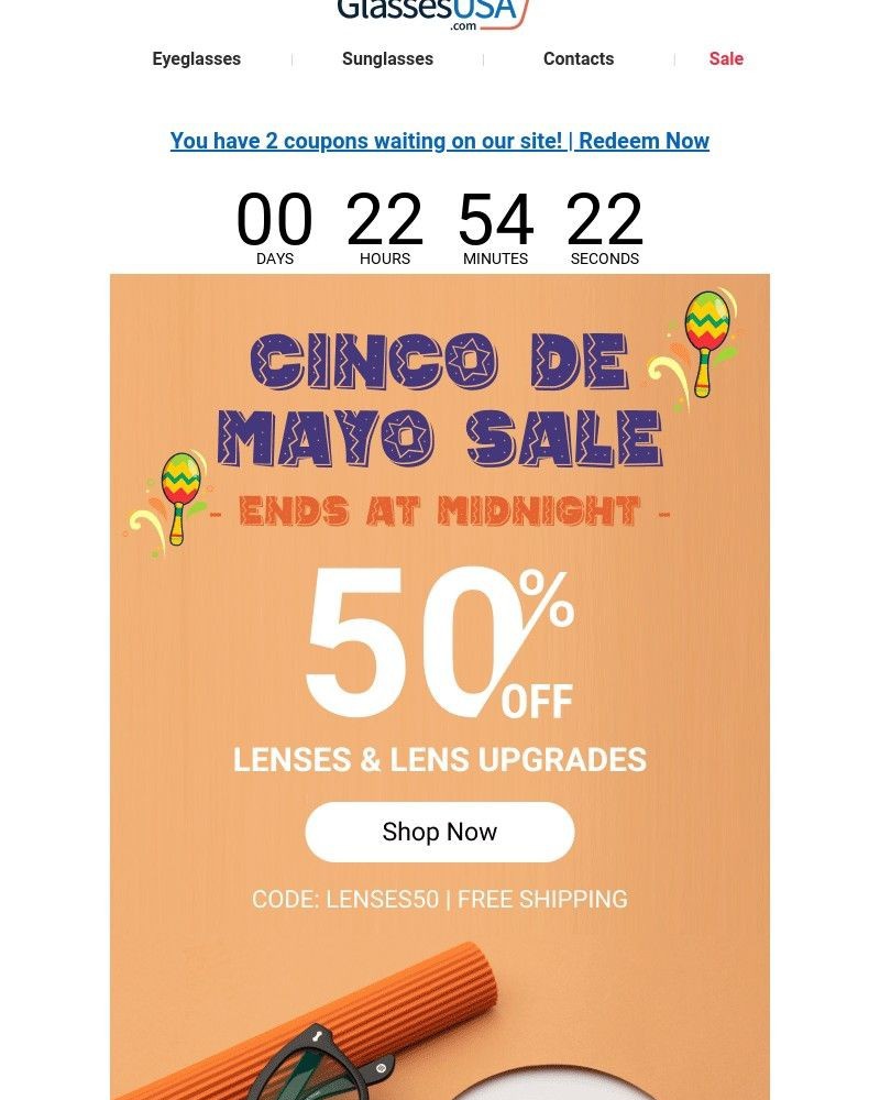 Screenshot of email with subject /media/emails/celebrate-cinco-de-mayo-with-50-off-lenses-44fda6-cropped-109b8843.jpg