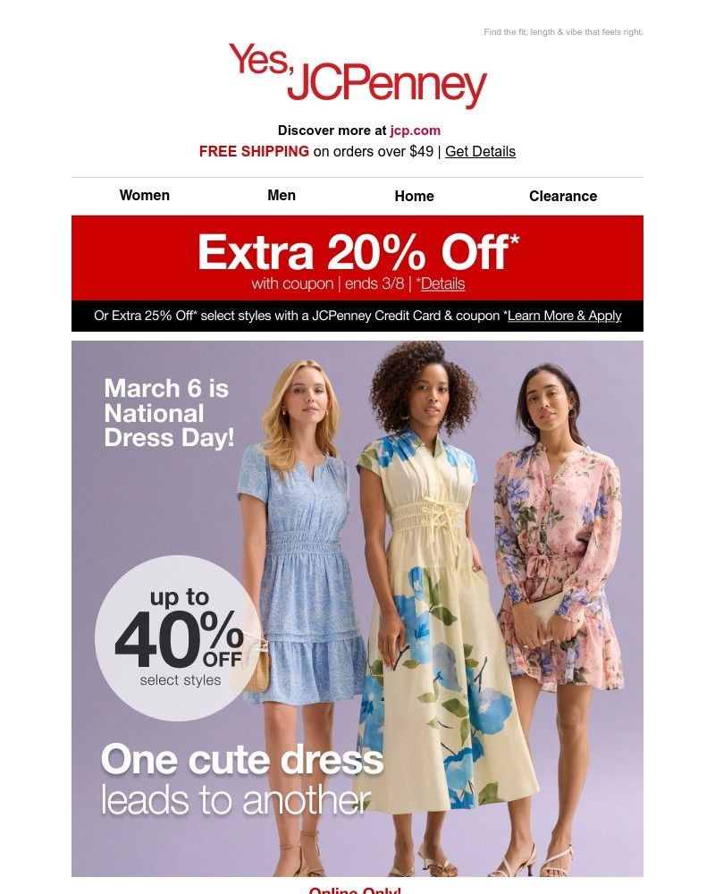 Screenshot of email with subject /media/emails/celebrate-national-dress-day-up-to-40-off-online-only-88f047-cropped-aacec501.jpg