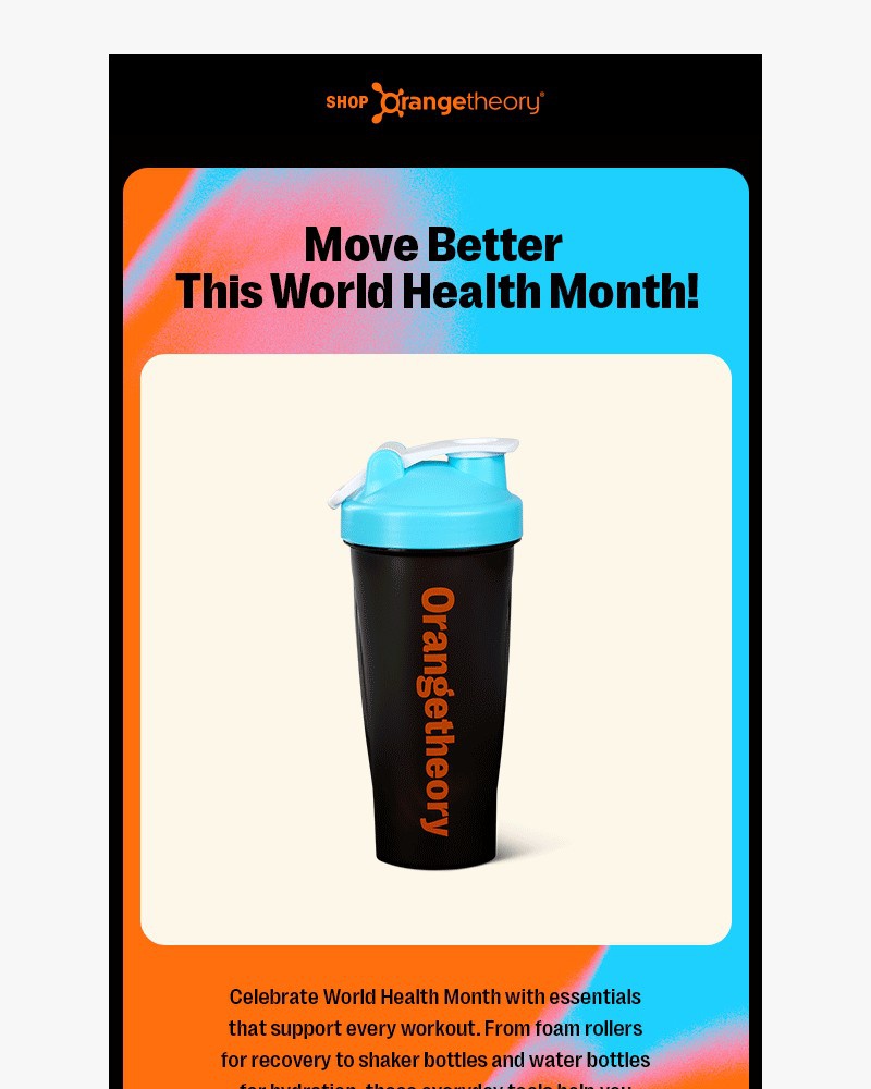 Screenshot of email sent to a Orange Theory Newsletter subscriber