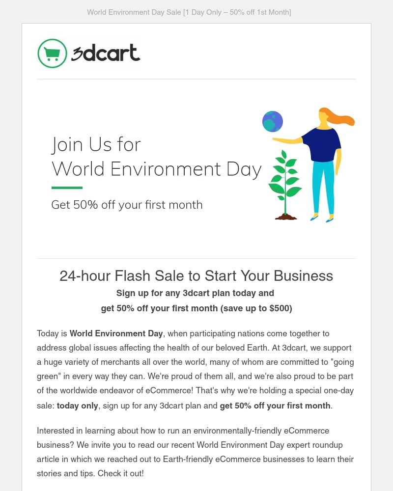 Screenshot of email with subject /media/emails/celebrating-world-environment-day-1-day-only-50-off-1st-month-cropped-fdcb8732.jpg