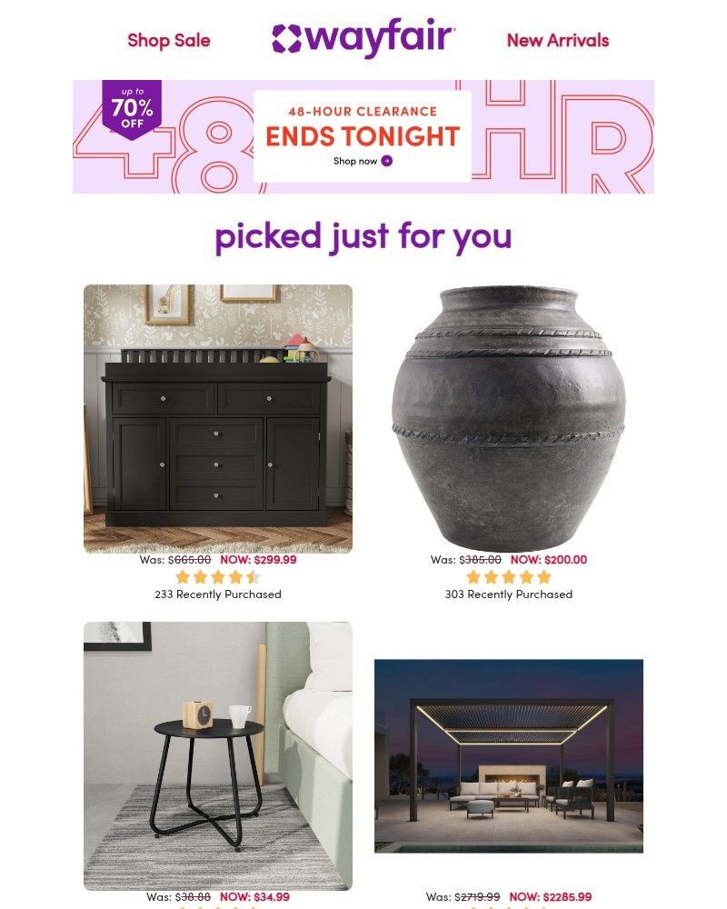 Screenshot of email with subject /media/emails/changing-tables-clearance-ends-tonight-e4ccf7-cropped-a95ee4eb.jpg