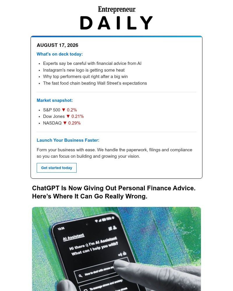 Screenshot of email with subject /media/emails/chatgpt-is-giving-advice-experts-say-to-be-careful-with-45d64f-cropped-3977b9d8.jpg