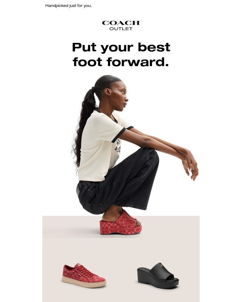 Screenshot of email sent to a Coach Newsletter subscriber