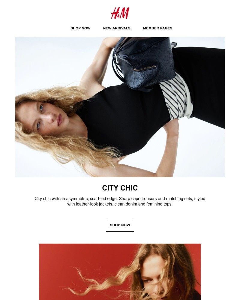 Screenshot of email sent to a H&M Newsletter subscriber