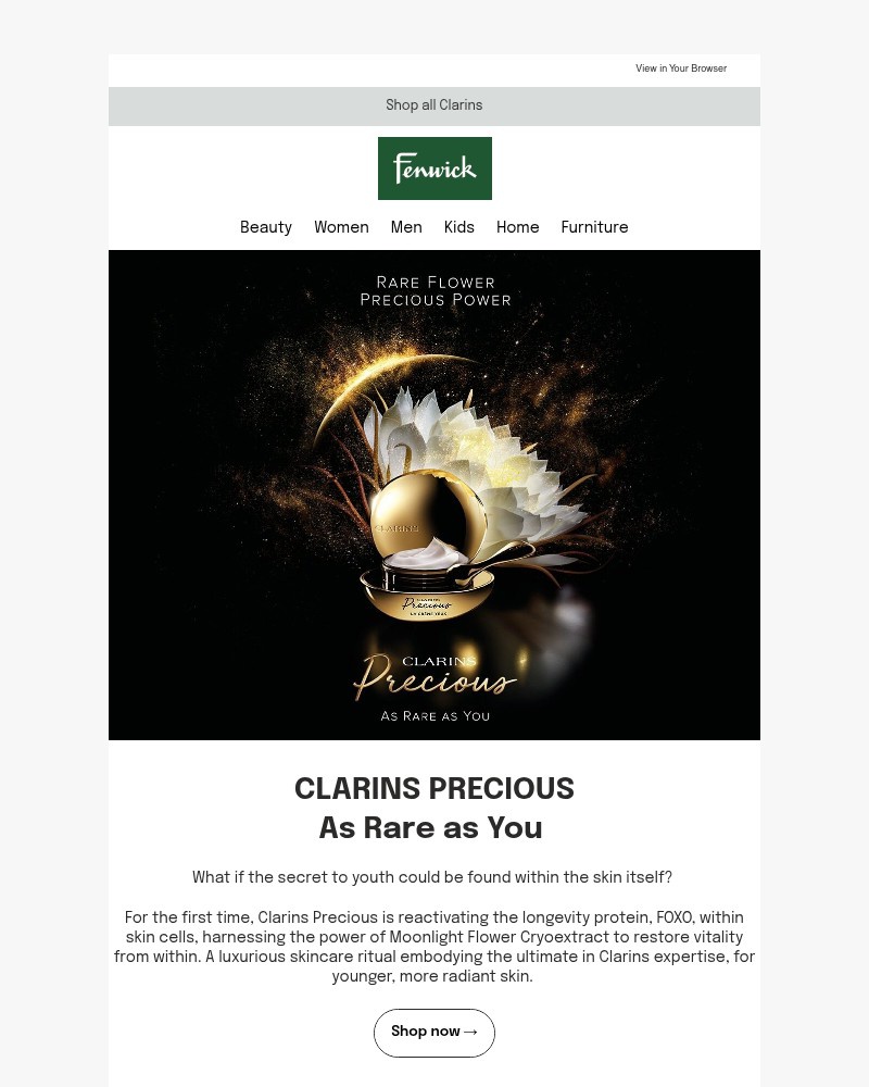 Screenshot of email with subject /media/emails/clarins-precious-the-secret-to-timeless-skin-107ac3-cropped-af250de8.jpg