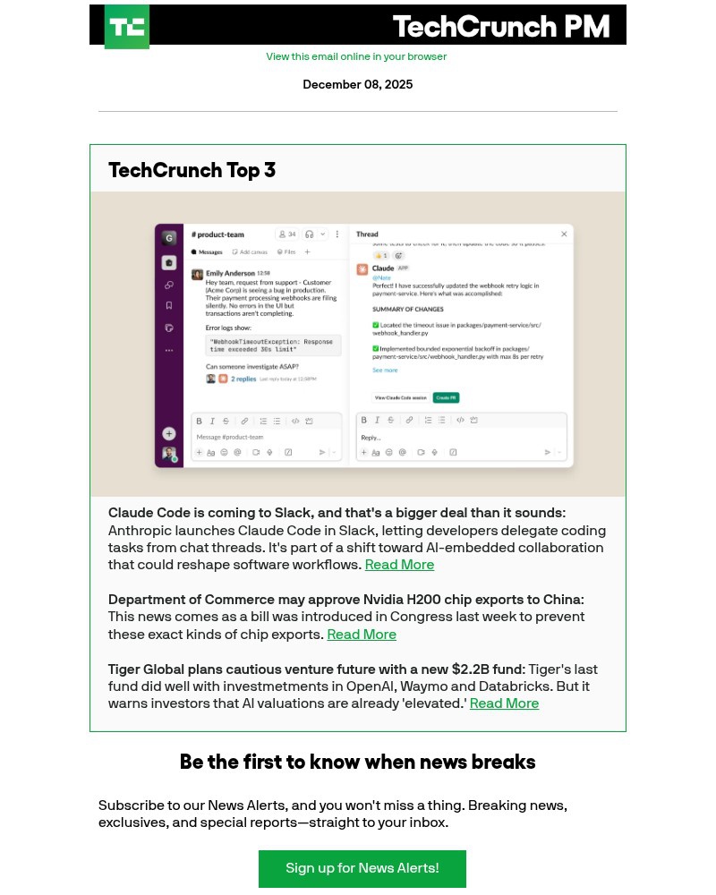 Screenshot of email with subject /media/emails/claude-code-is-coming-to-slack-and-thats-a-bigger-deal-than-it-sounds-19e150-crop_G2NdsDS.jpg