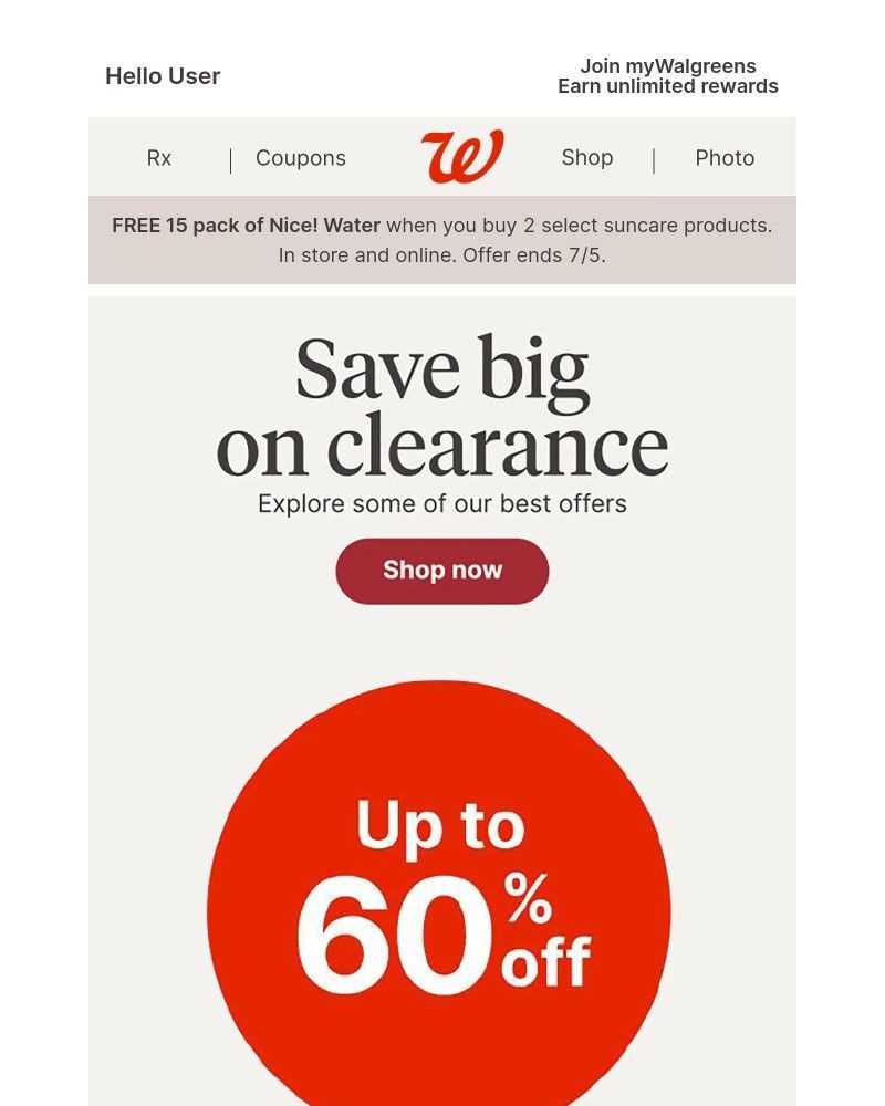 Screenshot of email with subject /media/emails/clearance-alert-up-to-60-off-71e4ed-cropped-6ce53418.jpg