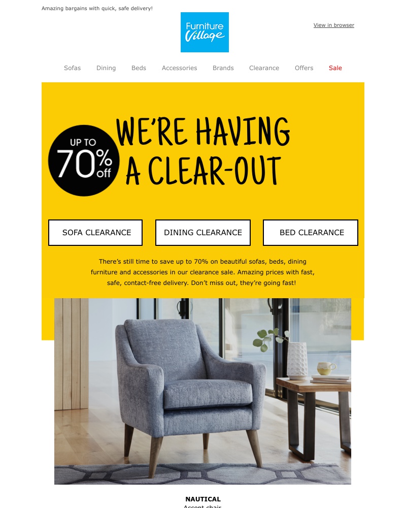 Screenshot of email with subject /media/emails/clearance-alert-up-to-70-off-cropped-ed4d24b4.jpg