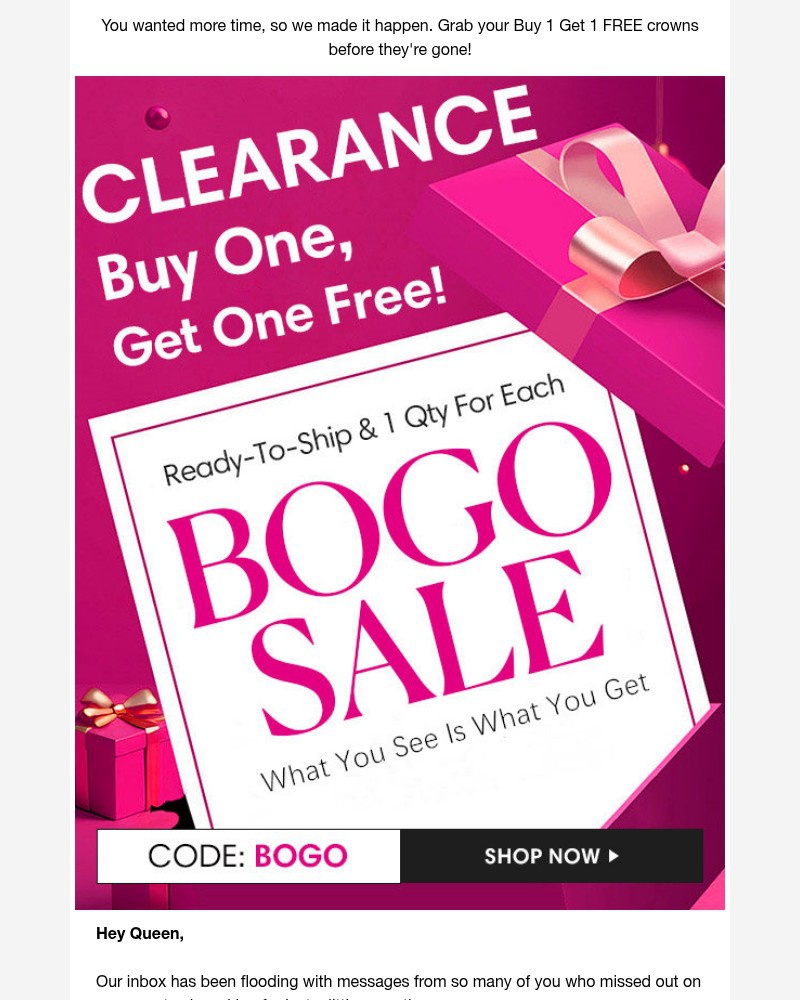 Screenshot of email with subject /media/emails/clearance-bogo-is-back-you-asked-we-listened-f3cb82-cropped-1c835d9e.jpg