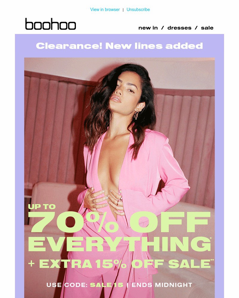 Screenshot of email with subject /media/emails/clearance-extra-15-off-sale-771a86-cropped-eb01805b.jpg