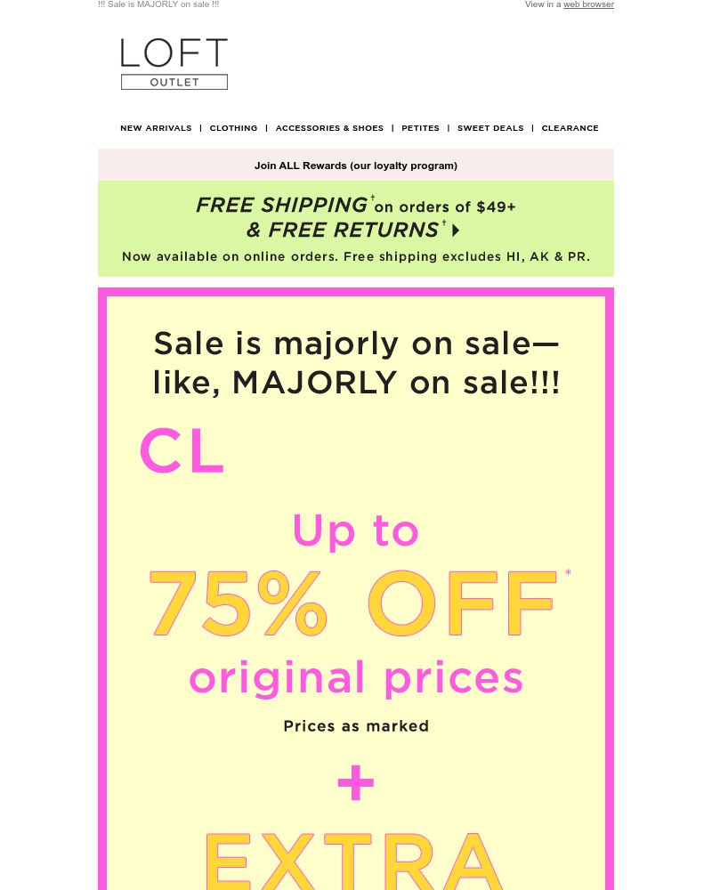 Screenshot of email with subject /media/emails/clearance-up-to-75-off-extra-30-off-extra-15-off-4-cropped-d0de638e.jpg