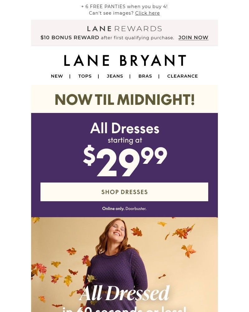 Screenshot of email with subject /media/emails/click-quick-2999-dresses-til-midnight-e4f843-cropped-cfcd8af4.jpg