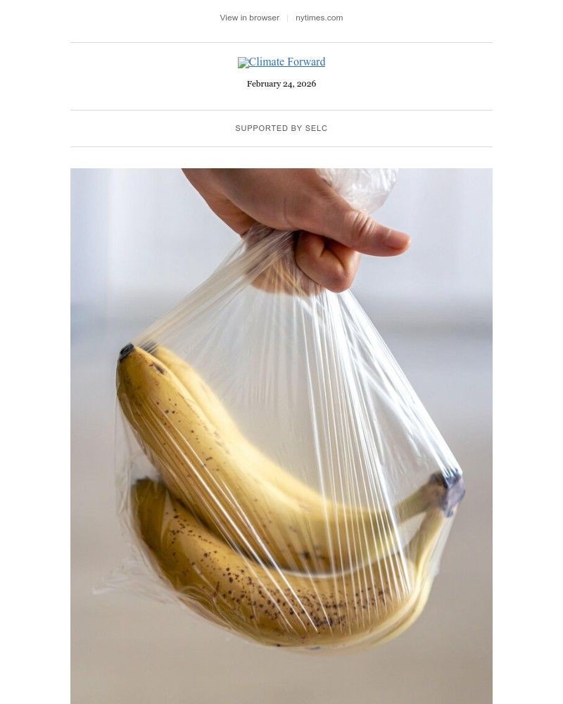 Screenshot of email sent to a The New York Times Customer