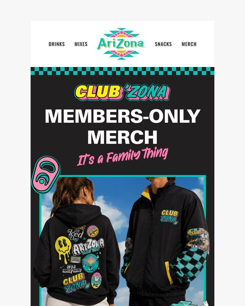 Screenshot of email sent to a AriZona Newsletter subscriber