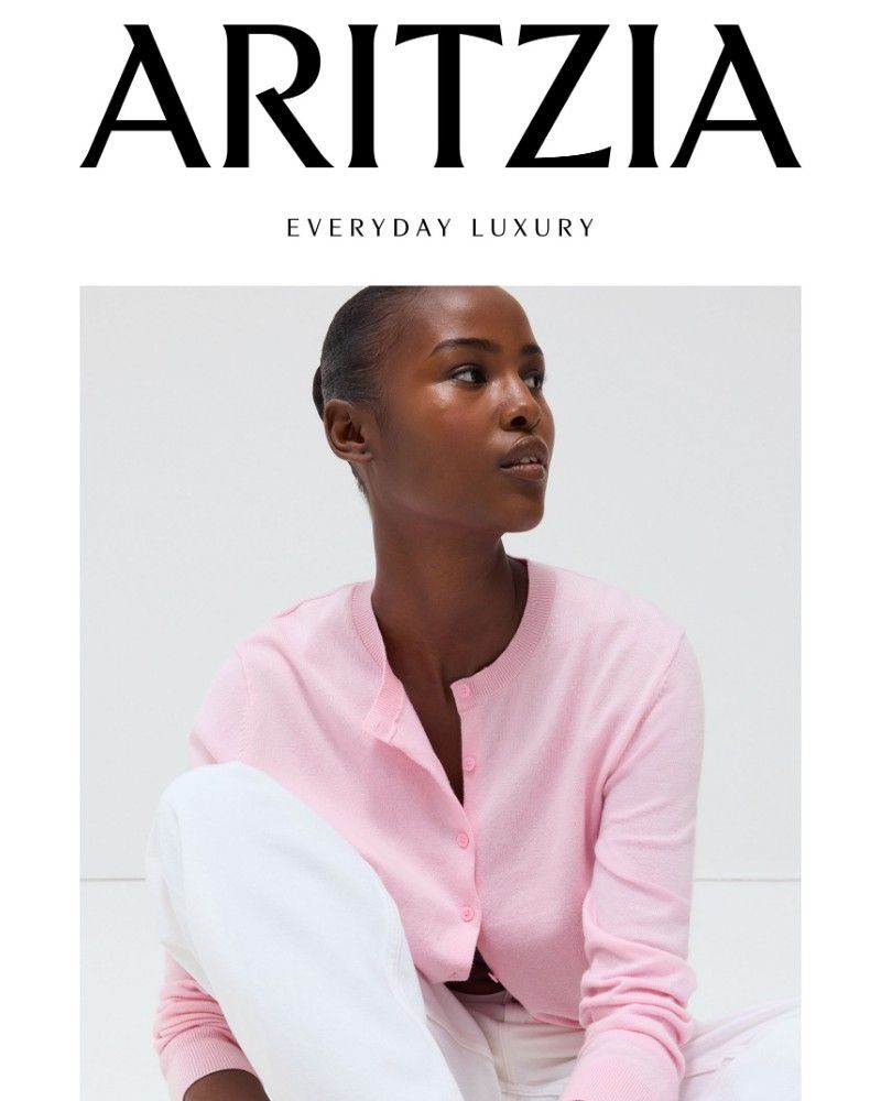 Screenshot of email sent to a Aritzia Newsletter subscriber