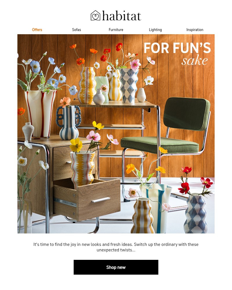 Screenshot of email sent to a Habitat Cart abandoner