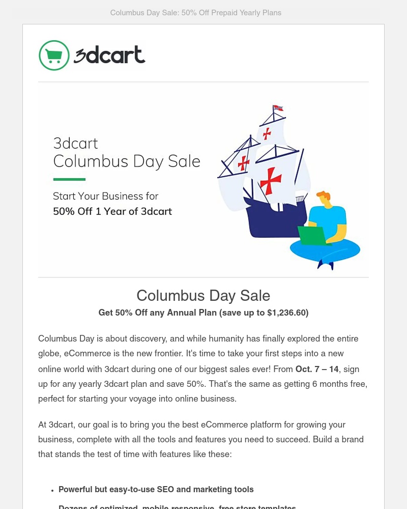 Screenshot of email with subject /media/emails/columbus-day-sale-50-off-first-year-to-start-your-business-cropped-7c721db6.jpg