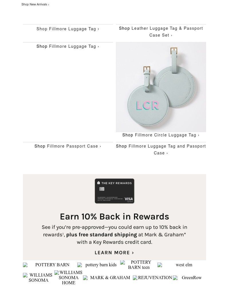 Screenshot of email with subject /media/emails/come-see-whats-new-in-passport-cases-luggage-tags-32a447-cropped-344d5054.jpg