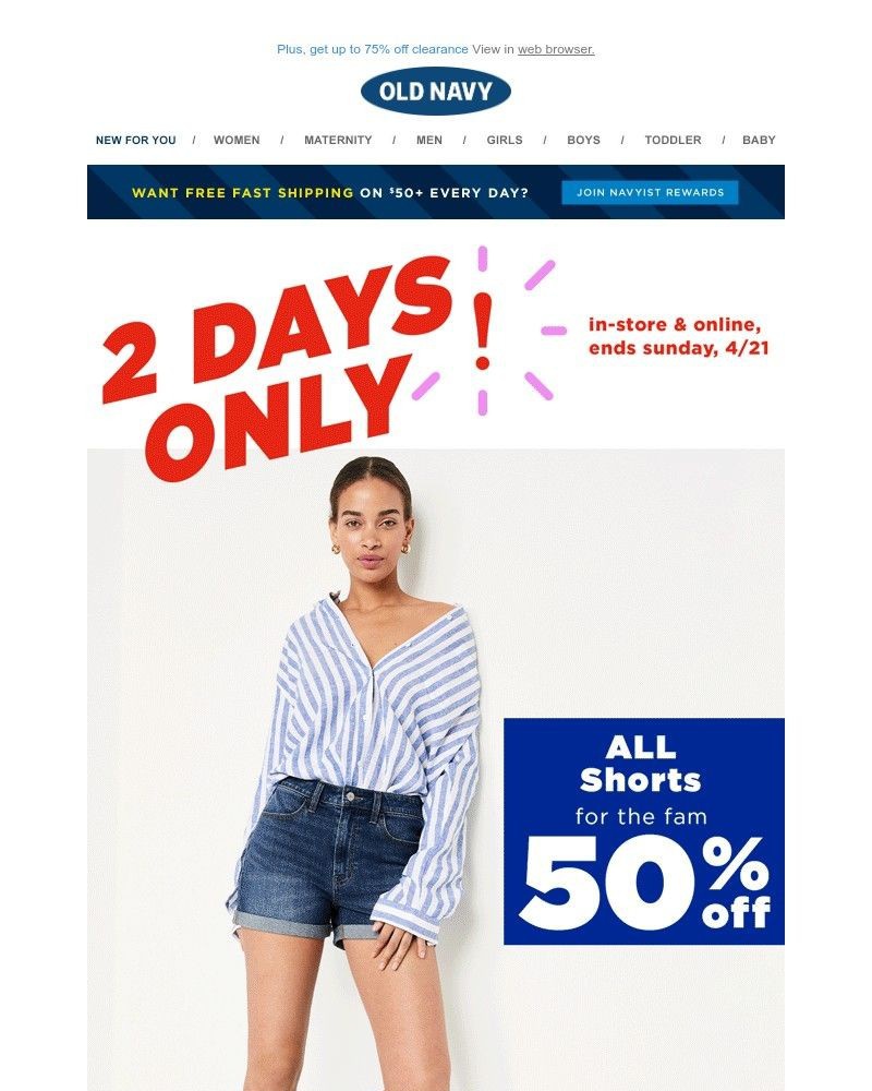 Screenshot of email with subject /media/emails/comin-in-hot-warm-weather-faves-50-off-all-shorts-b60915-cropped-faf3703c.jpg