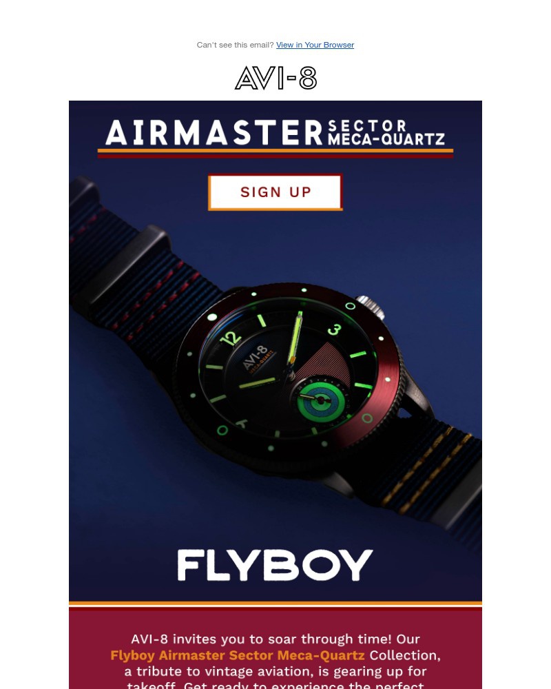 Screenshot of email with subject /media/emails/coming-soon-flyboy-airmaster-sector-meca-quartz-531381-cropped-a4153023.jpg