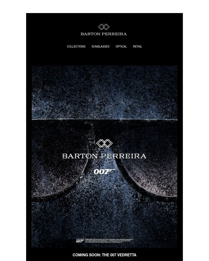 Screenshot of email sent to a Barton Perreira Newsletter subscriber