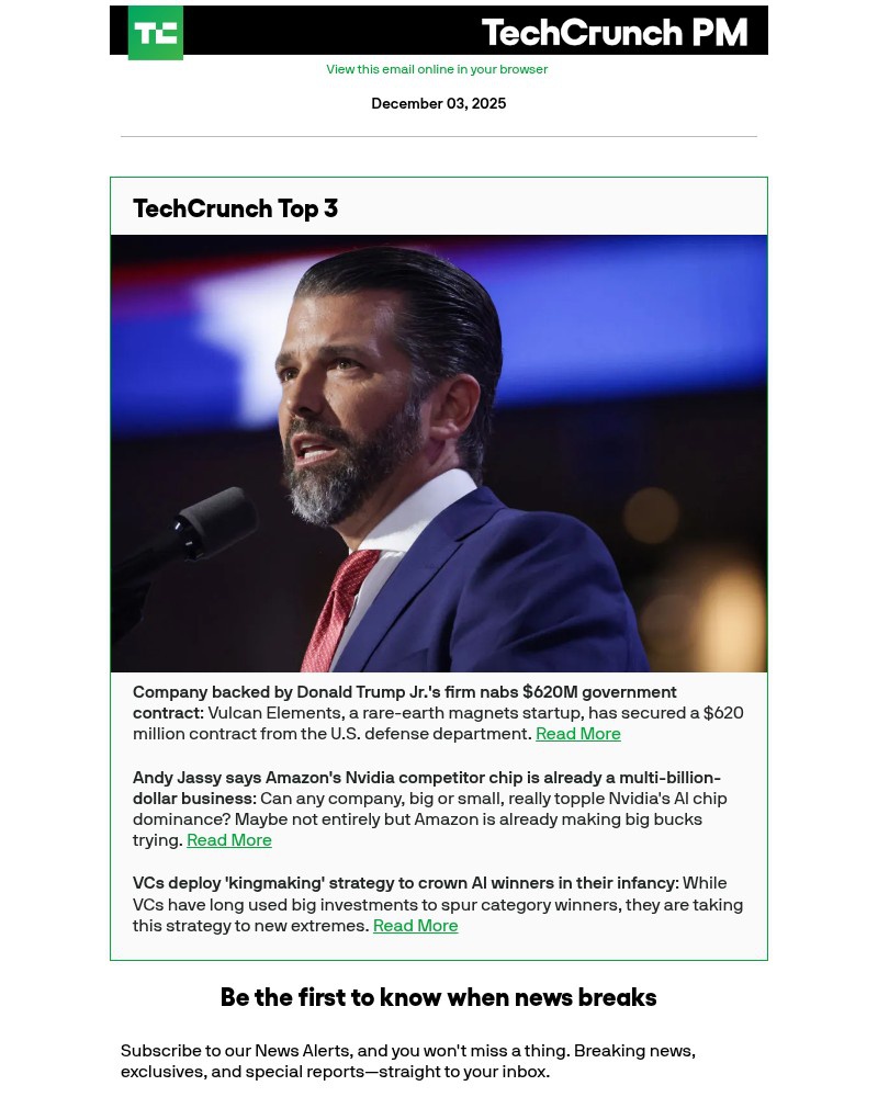 Screenshot of email with subject /media/emails/company-backed-by-donald-trump-jrs-firm-nabs-620m-government-contract-c2c8c1-crop_KRPwpj4.jpg