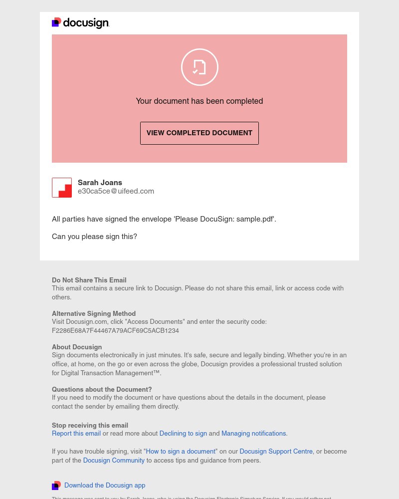Screenshot of email with subject /media/emails/completed-please-docusign-samplepdf-4dc750-cropped-d2c2063d.jpg