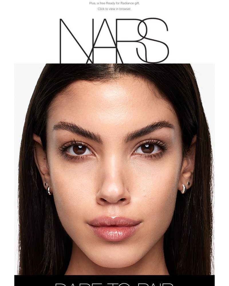 Screenshot of email sent to a Nars Cosmetics Newsletter subscriber