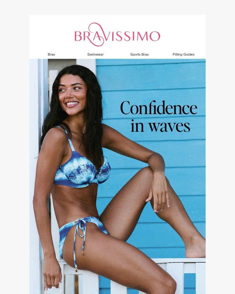 Screenshot of email sent to a Bravissimo Newsletter subscriber