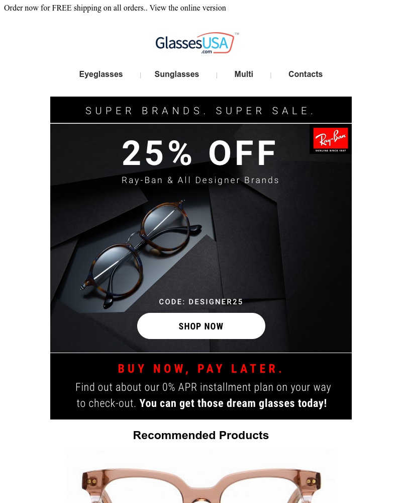 Screenshot of email with subject /media/emails/confirmed-youve-unlocked-our-ray-ban-designer-glasses-sale-cropped-307ae47a.jpg