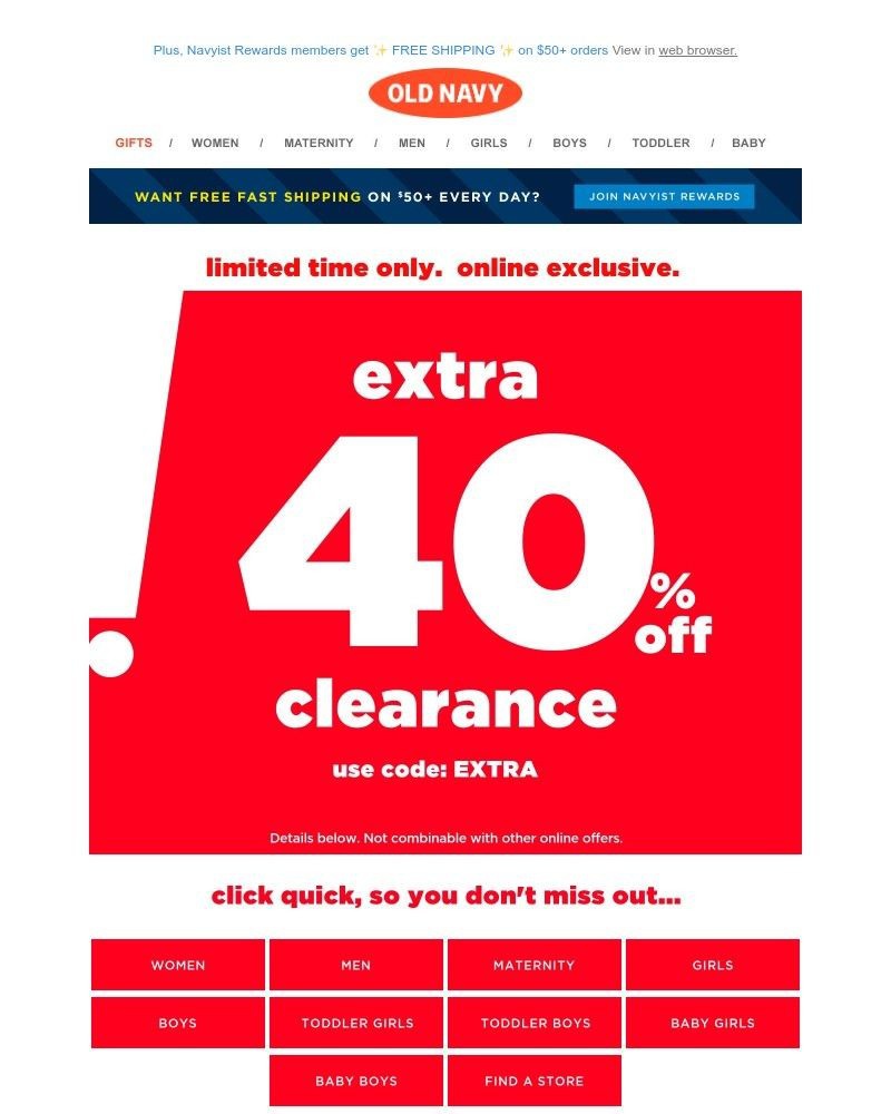 Screenshot of email with subject /media/emails/congratulations-clearance-is-an-extra-40-off-early-black-friday-deals-from-10-907_PxAEwE5.jpg