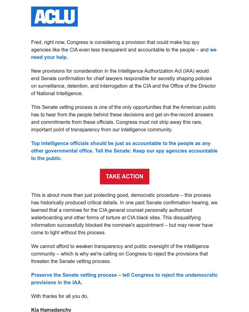 Screenshot of email with subject /media/emails/congress-could-strip-away-our-chance-for-oversight-at-the-cia-and-odni-2ad96d-cro_jiYoNbL.jpg