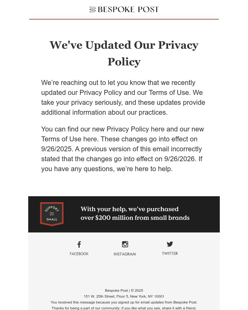 Screenshot of email with subject /media/emails/correction-weve-revised-our-privacy-policy-and-terms-6e6f51-cropped-e4846671.jpg