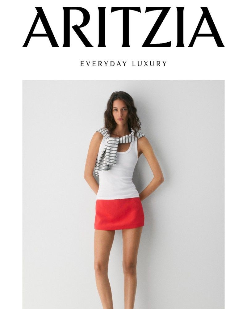 Screenshot of email sent to a Aritzia Newsletter subscriber