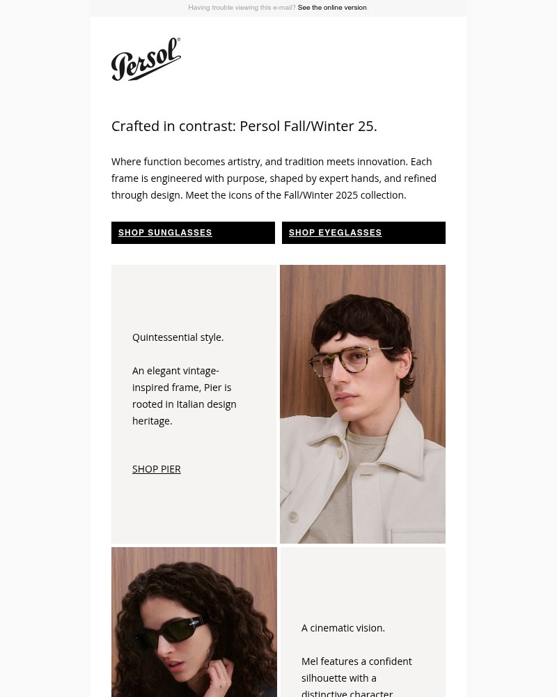 Screenshot of email with subject /media/emails/crafted-in-contrast-persol-fallwinter-2025-is-here-55da8f-cropped-188d7c84.jpg