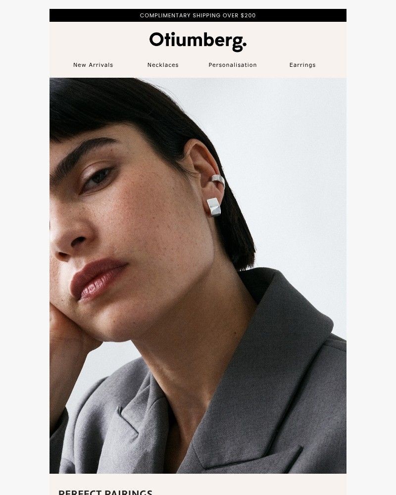 Screenshot of email sent to a Otiumberg Newsletter subscriber