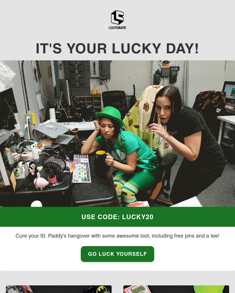 Screenshot of email with subject /media/emails/cure-your-st-paddys-hangover-with-free-pins-tee-cropped-9f38ab60.jpg