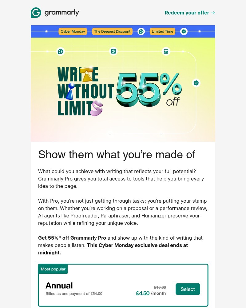 Screenshot of email with subject /media/emails/cyber-monday-55-off-grammarly-pro-acbb2f-cropped-90167a51.jpg