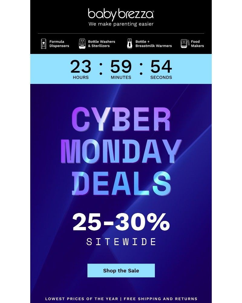 Screenshot of email with subject /media/emails/cyber-monday-deals-are-live-25-30-off-91e1c8-cropped-6aaf6708.jpg
