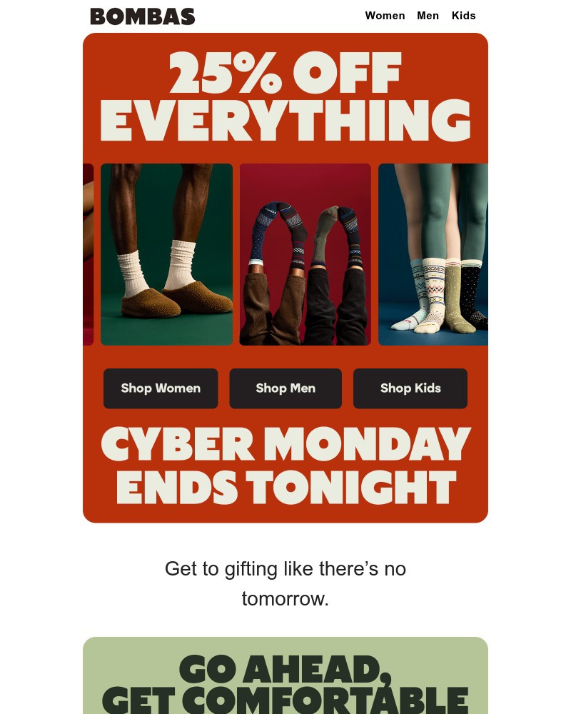 Screenshot of email with subject /media/emails/cyber-monday-ends-soon-25-off-everything-3904ae-cropped-75139539.jpg