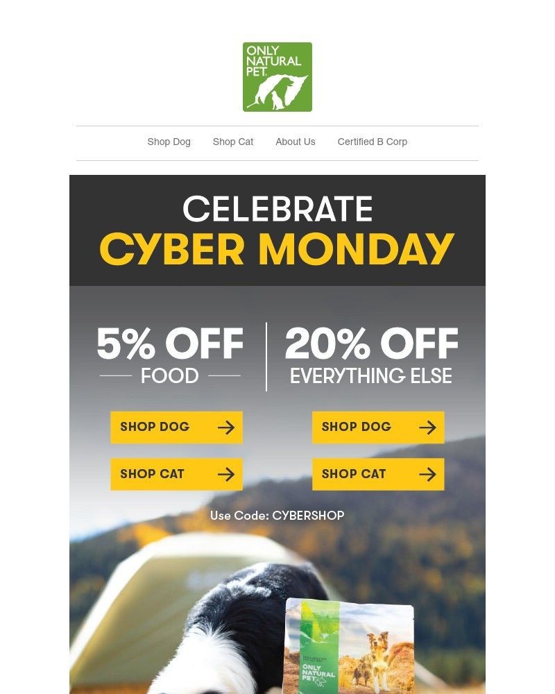 Screenshot of email with subject /media/emails/cyber-monday-is-here-5-off-food-20-off-everything-else-a337d8-cropped-d59a44a2.jpg