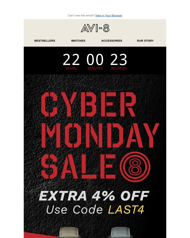 Screenshot of email with subject /media/emails/cyber-monday-offer-extra-4-off-plus-a-free-gift-8fe7be-cropped-b7a9a8c5.jpg