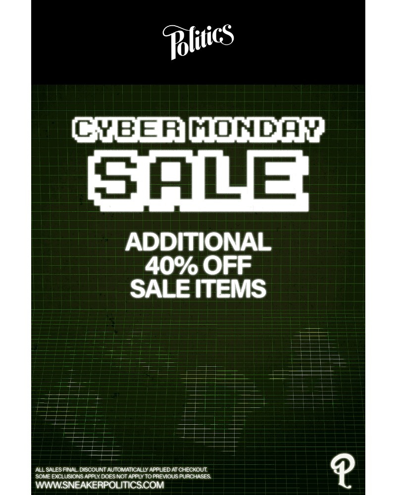 Screenshot of email sent to a Sneaker Politics Newsletter subscriber