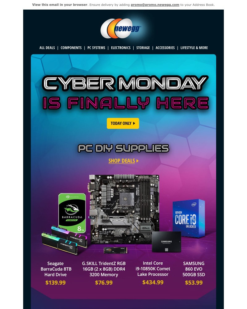 Screenshot of email with subject /media/emails/cyber-monday-shop-our-biggest-tech-sale-of-the-year-45bc8e-cropped-722687a3.jpg