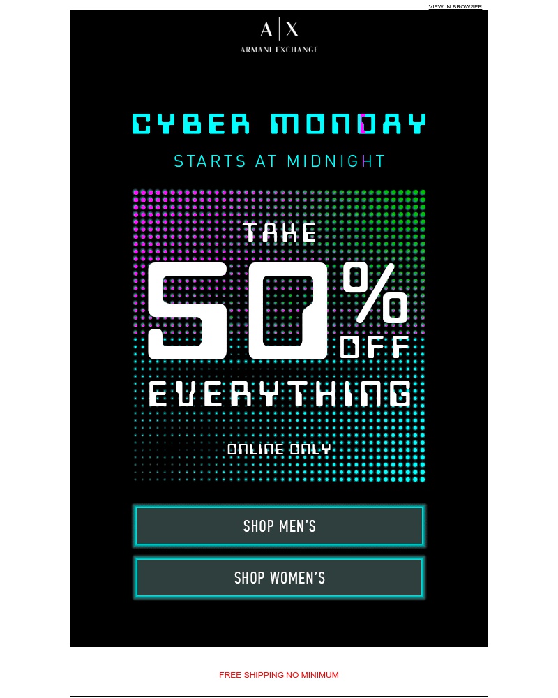 Screenshot of email with subject /media/emails/cyber-monday-starts-tonight-at-midnight-est-1-cropped-38d2218e.jpg