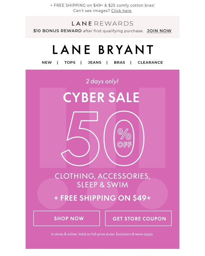 Screenshot of email with subject /media/emails/cyber-sale-50-off-all-these-styles-1ac123-cropped-b6cff926.jpg